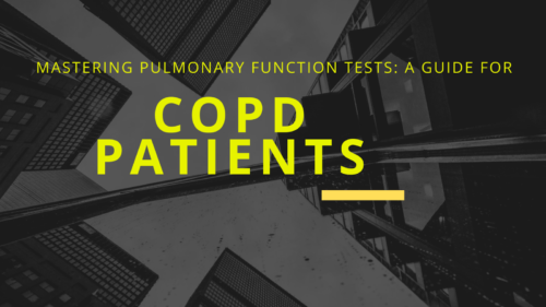 Image shows PFT test with respiratory oscillometry  for COPD Patients guide 