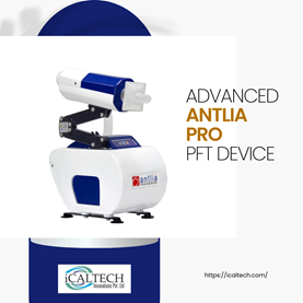 Image of PFT machine Antlia Pro by Icaltech for COPD and lung infected patients