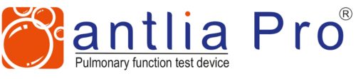 Antlia Pro logo representing an advanced pulmonary function testing device